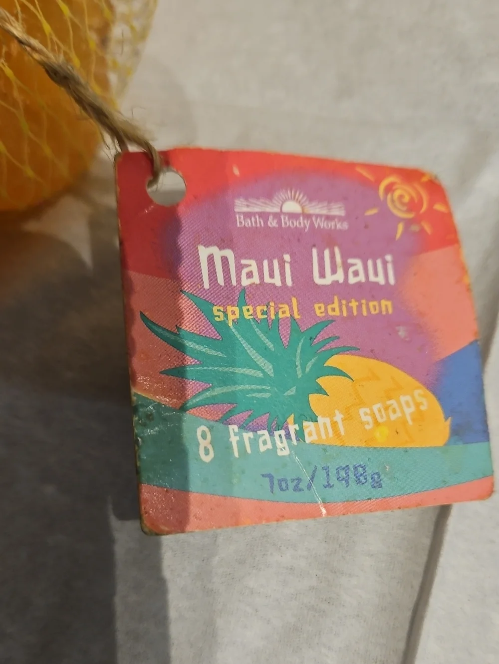 Rare Vintage Bath & Body Works Maui Waui 8 Soaps 1990s Special Edition Unused
